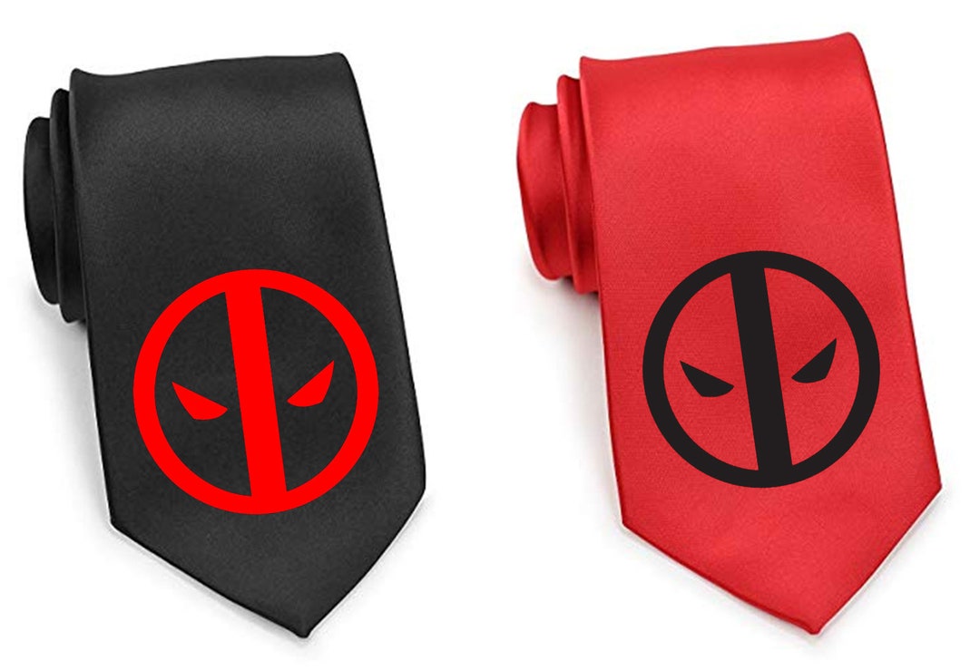 Deadpool Prom Deadpool Formal Tie - Etsy