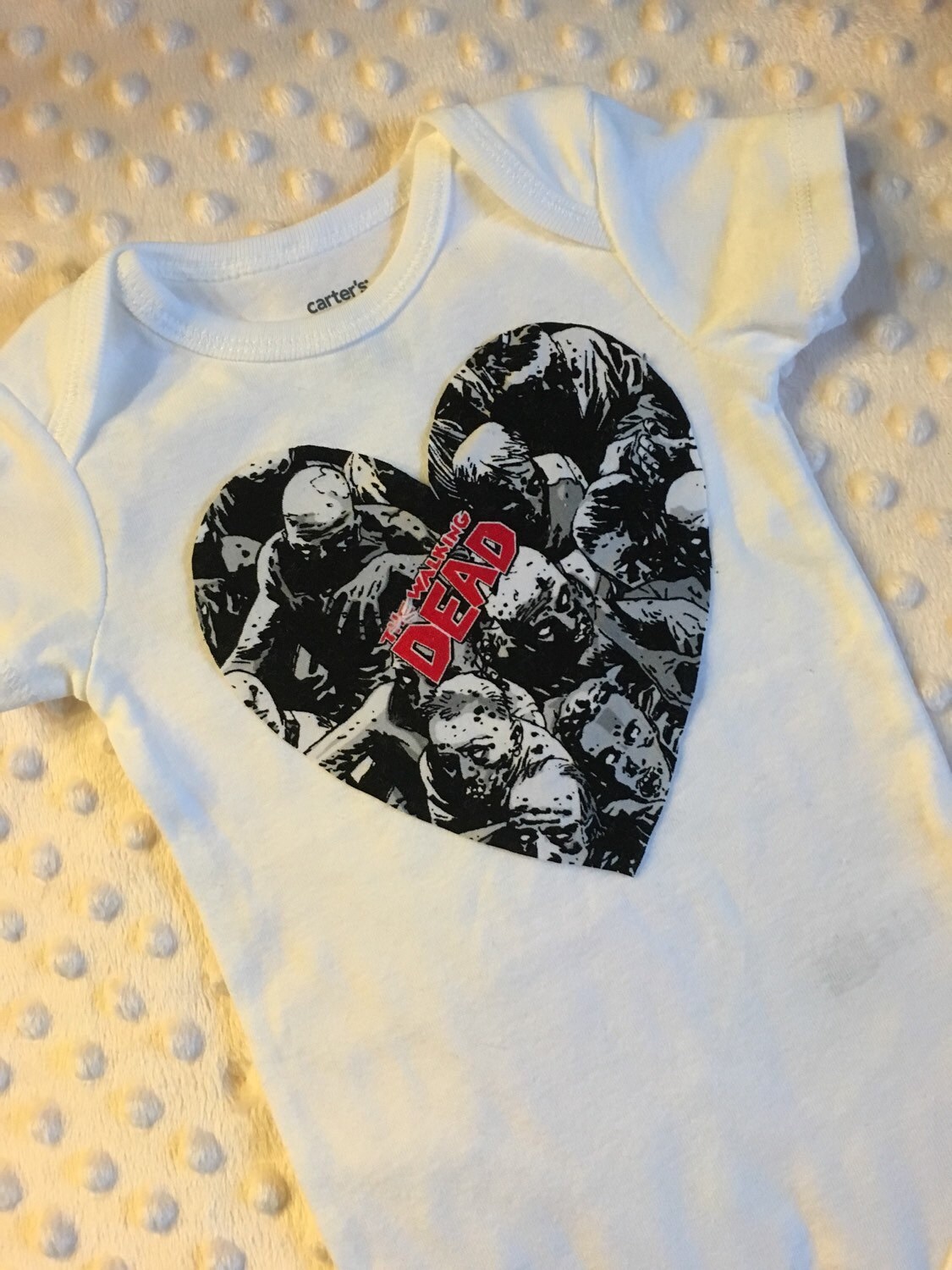 The Walking Dead baby onesie Heart of The walking dead baby Etsy