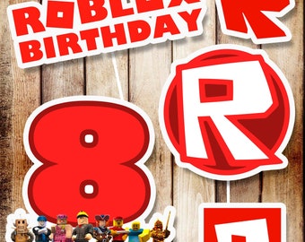 Roblox Popcorn Box Roblox Popcorn Box Party Favors Table Etsy - roblox centerpieces roblox digital party supplies roblox digital roblox birthday party roblox party roblox diy roblox number 6