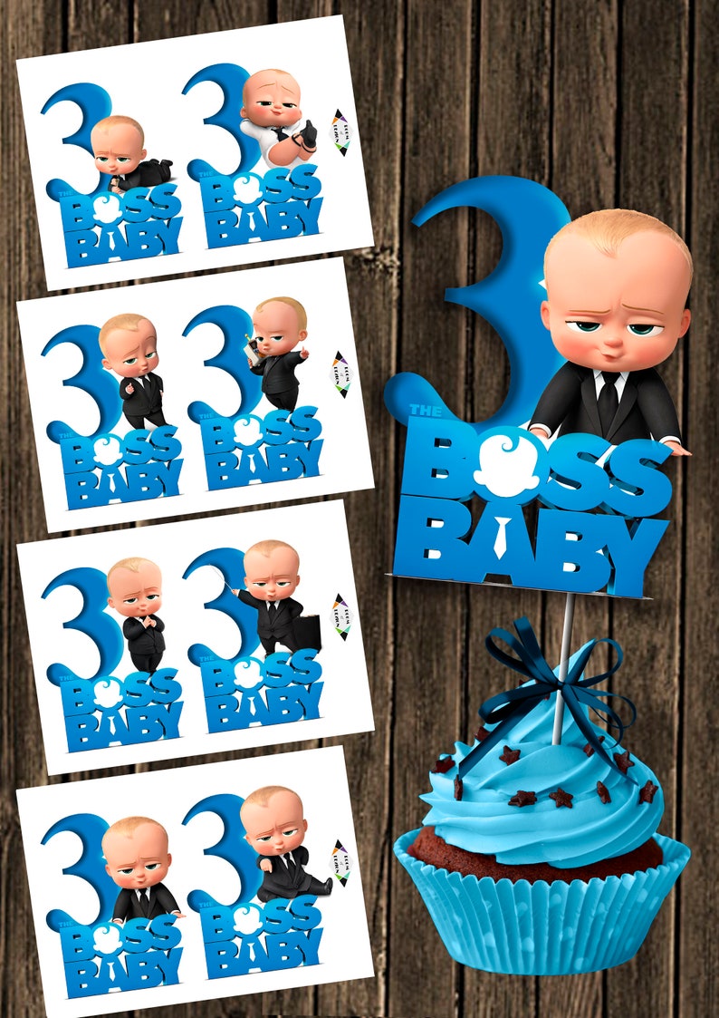 photo relating to Boss Baby Printable known as Manager Boy or girl printable - Substantial Variety 3 - Manager Boy or girl Centerpiece - bossbaby amount 3 toppers - the youngster manager - Child manager birthday Do-it-yourself