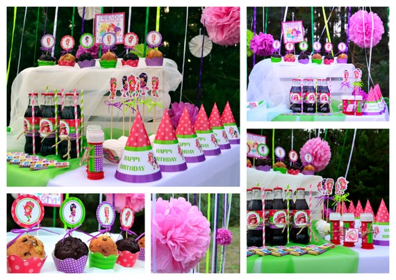 Hot Price 90 Sale Strawberry Shortcake Birthday Party Etsy