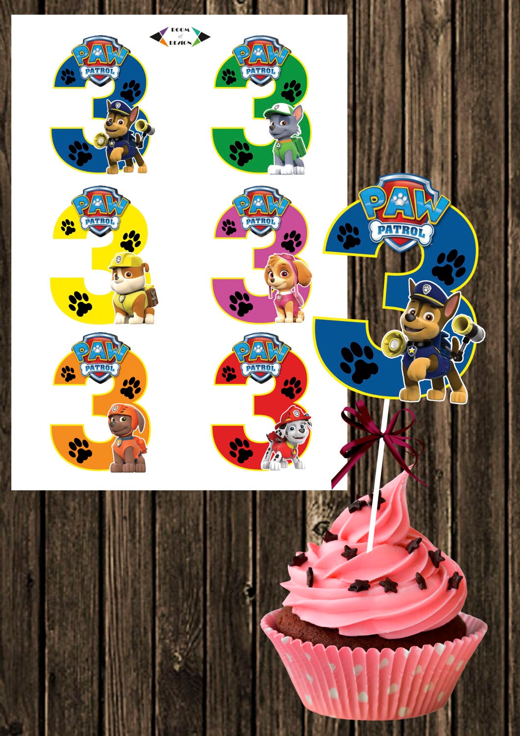 Sizzling image regarding paw patrol printable decorations Punchy image for paw patrol printable decorations