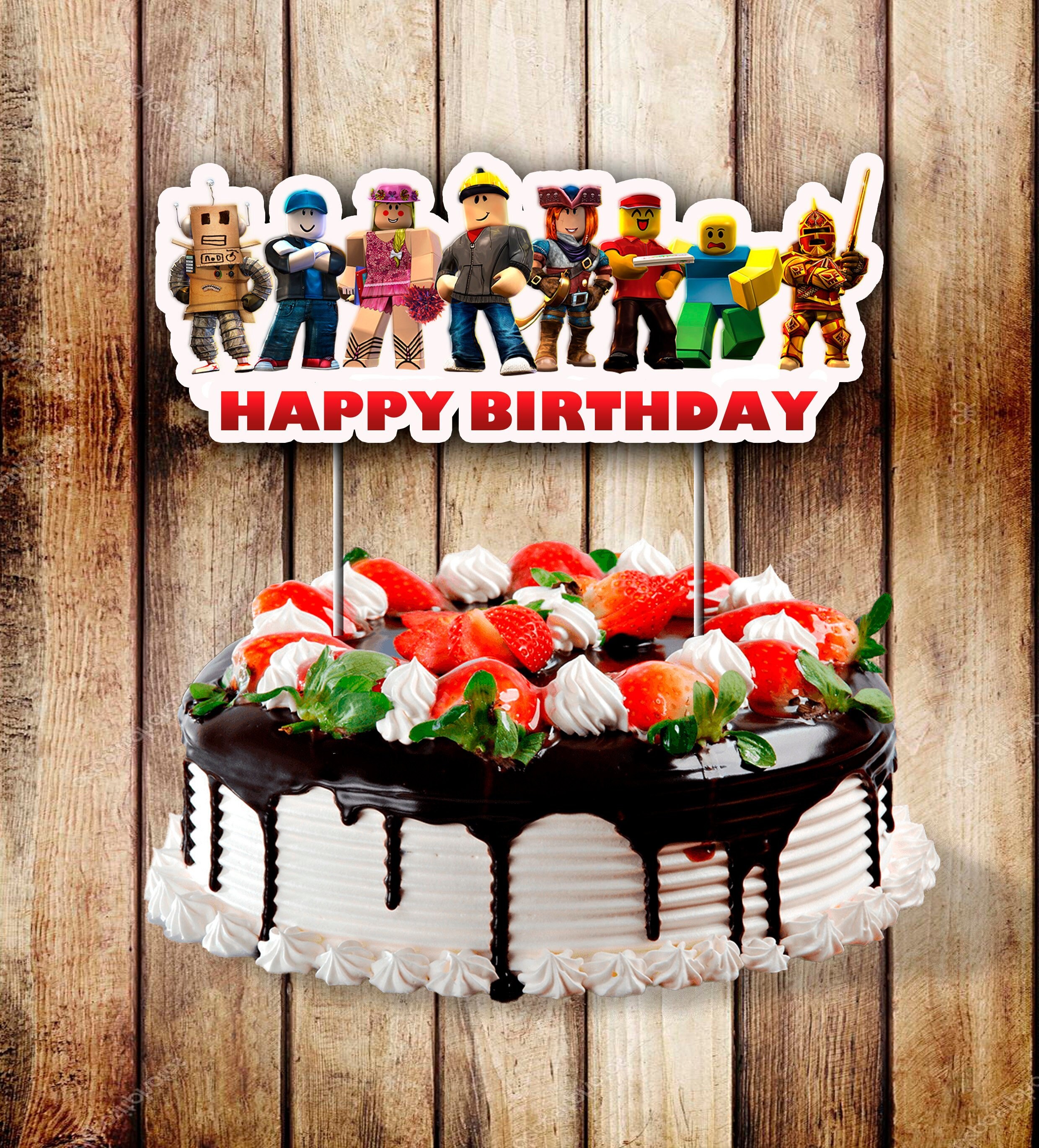 Roblox Centerpiece Roblox Birthday Roblox Printable Roblox Digital Roblox Birthday Party Roblox Party Roblox Roblox Birthday - 