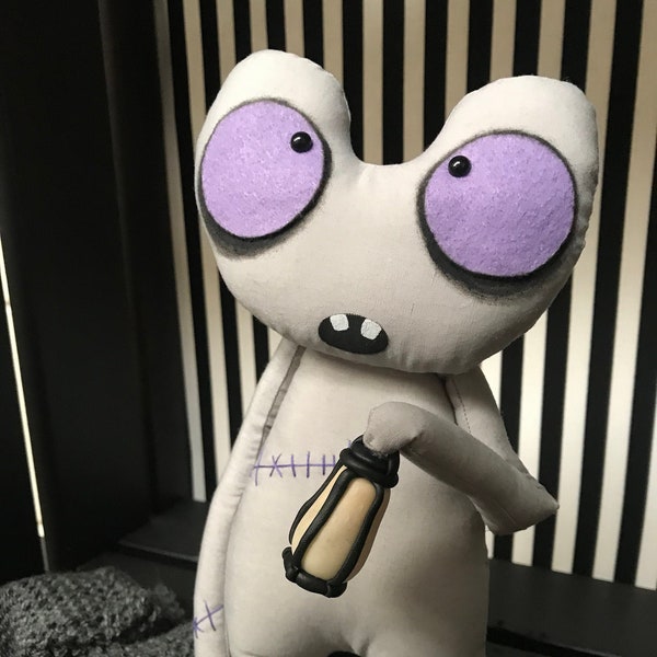 Hope Art Doll By Pins & Needles, Positive Gift, Gothic Doll, Creepy Cute, Gothic Display Doll, Halloween Homeware, Alternative Gift, Hopeful