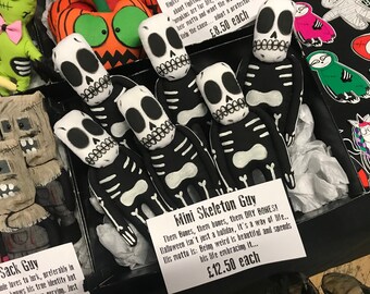 Skeleton Plushie Etsy