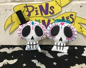 Alternative Wedding Gift, Sugar Skulls Wedding, Gothic Wedding Gift, Horror Wedding Gift, Gothic Bride, Alternative Gift, Halloween Wedding