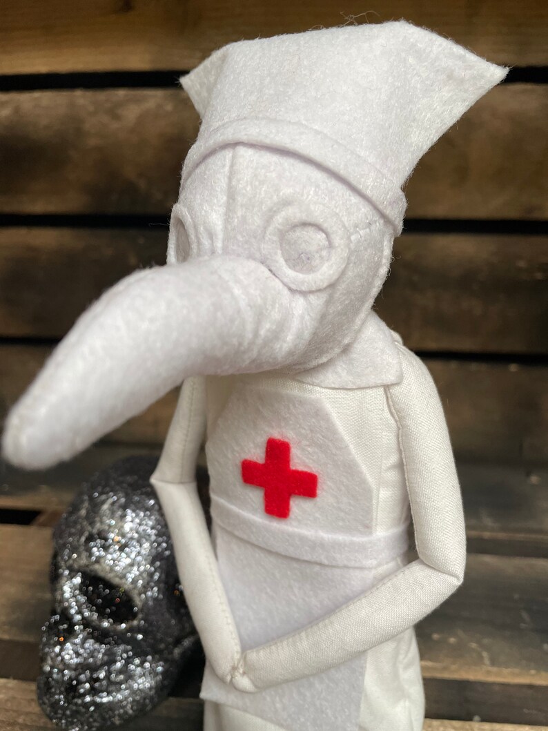 plague nurse stuffed animal