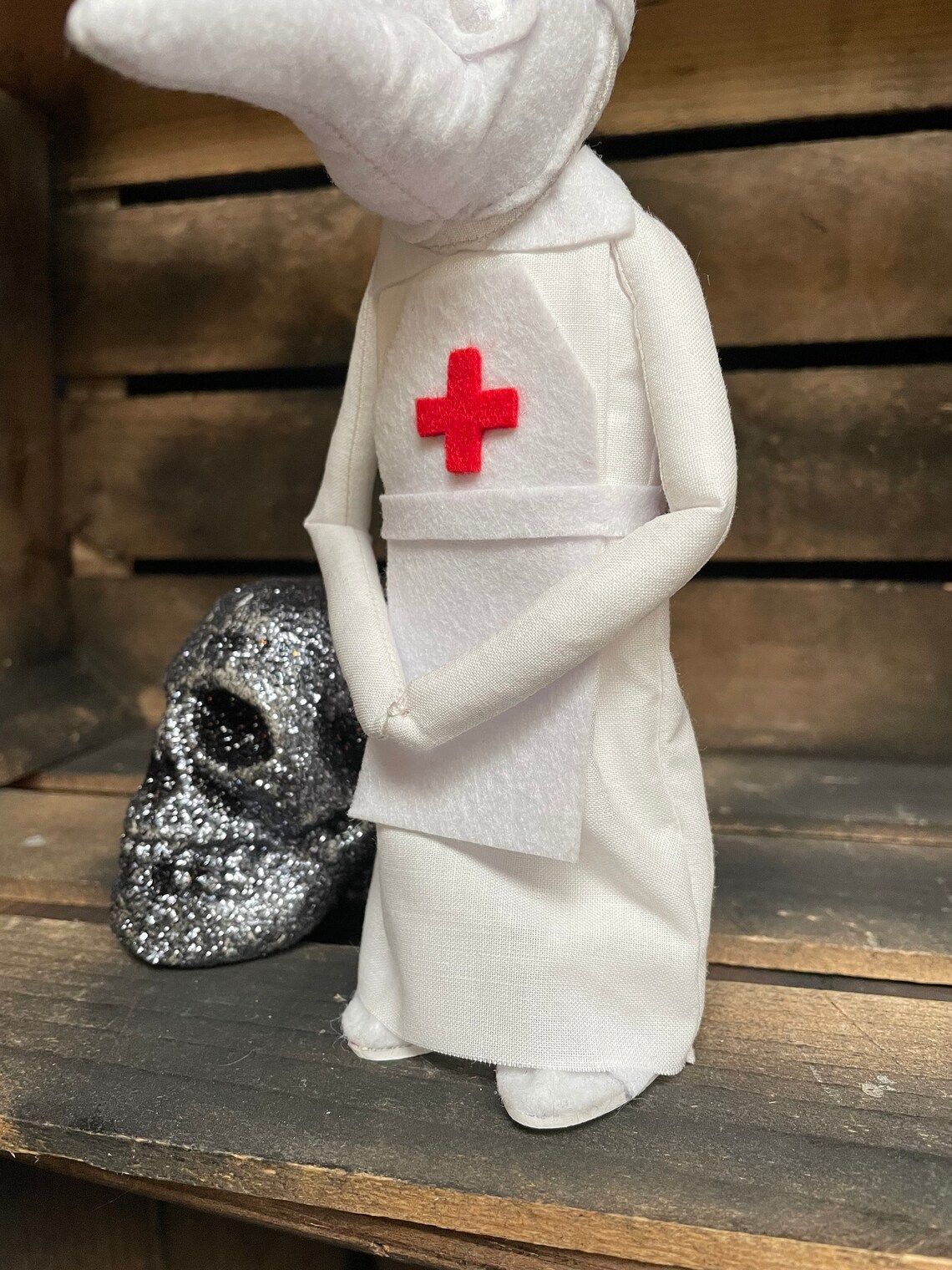 plague nurse stuffed animal