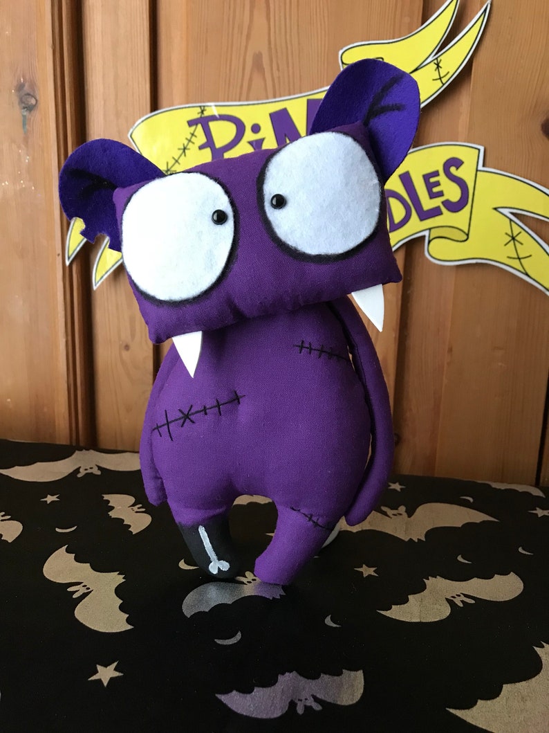 Nervous Monster Art Doll by Pins and Needles Anxiety Gift Etsy UK