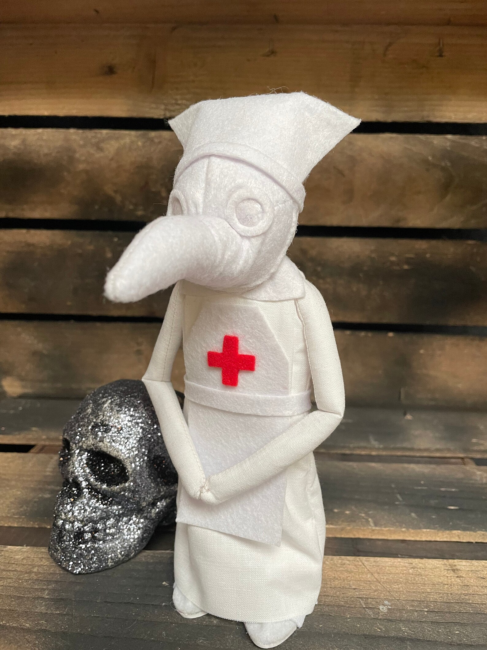 plague nurse stuffed animal
