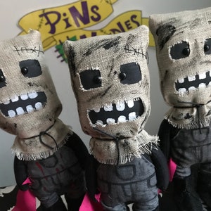 Creepy Sack Man Art Doll, Creepy Cute, Scarecrow Doll, Creepy Doll, Halloween Doll, Horror Christmas, Alternative Gift, Monster Gift, Gothic