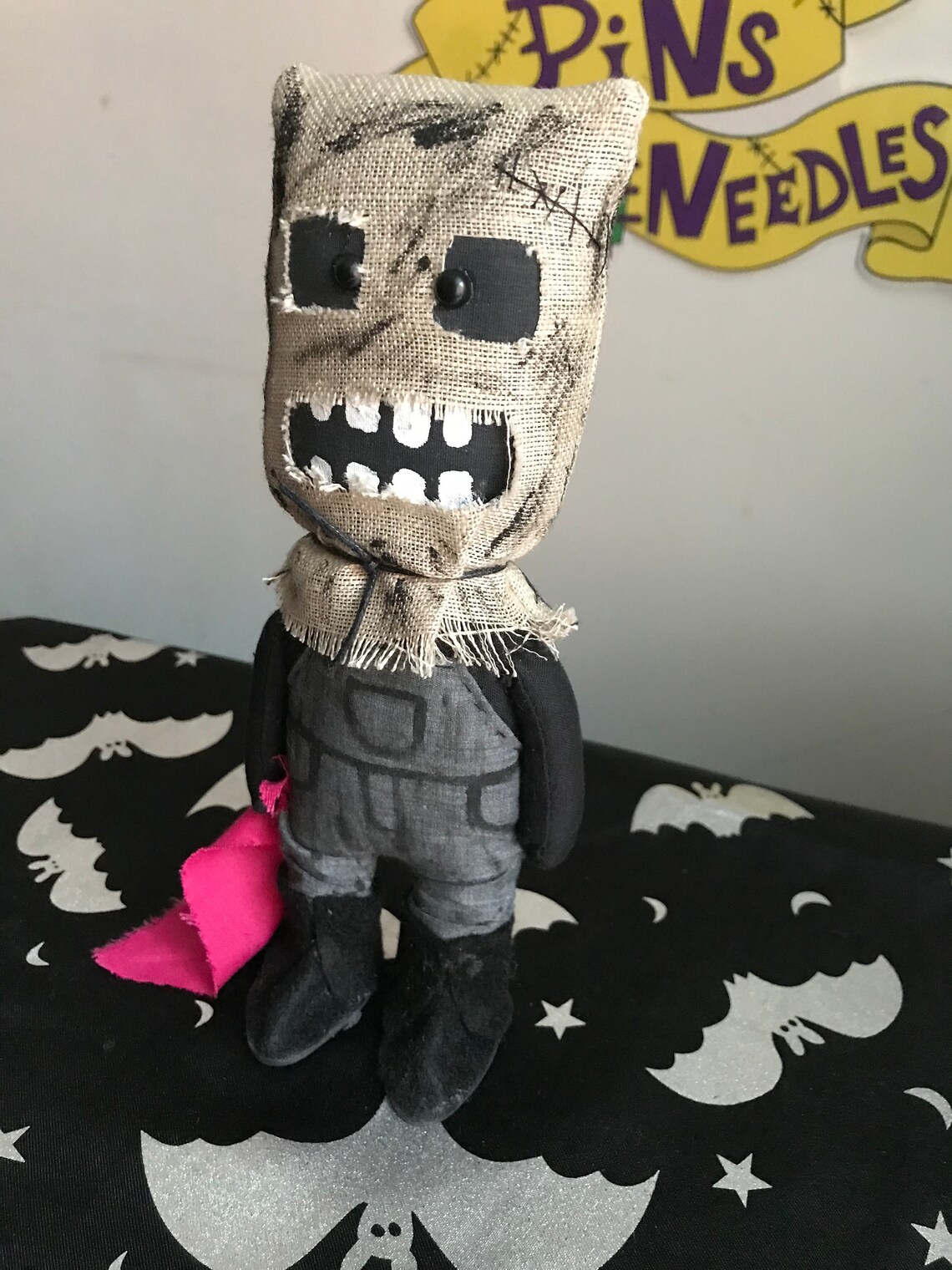 Creepy Sack Man Art Doll Creepy Cute Scarecrow Doll Creepy Etsy