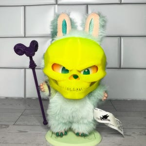 Skeletor inspired Labubu/Lafufu mask and staff