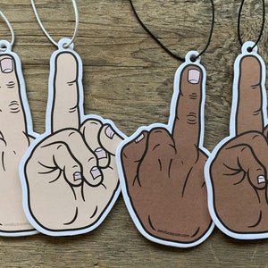 Middle Finger Air Fresheners