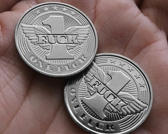 10 PACK - Flying F*ck Coins! Literally give a F*ck!