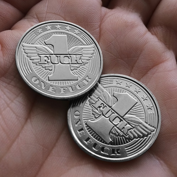 10 PACK - Flying F*ck Coins! Literally give a F*ck!