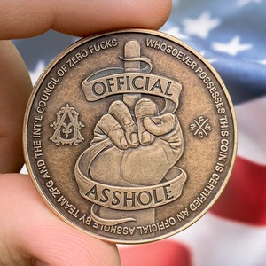 Official Asshole Coin - By ZFG Inc./Zero Fucks Coin™