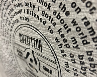 Ramble On - Led Zeppelin lyrics record