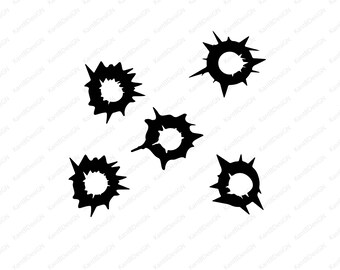 Bullet Hole Etsy