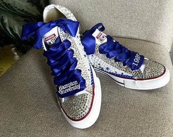 Bling converse, rhinestone converse, one of a kind bling shoes, blinged out shoes PLEASE CONTACT ME for availablity.