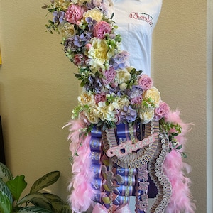 Flower Sash Homecoming mum, silk flower sash mum Senior homecoming mum- PLEASE Inbox Me before purchase to see availability!