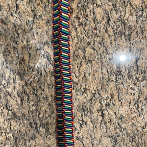 Pride Love chain, Rainbow Love chain, Rainbow homecoming braid, Pride homecoming braid, Love chain, Love chain homecoming braid