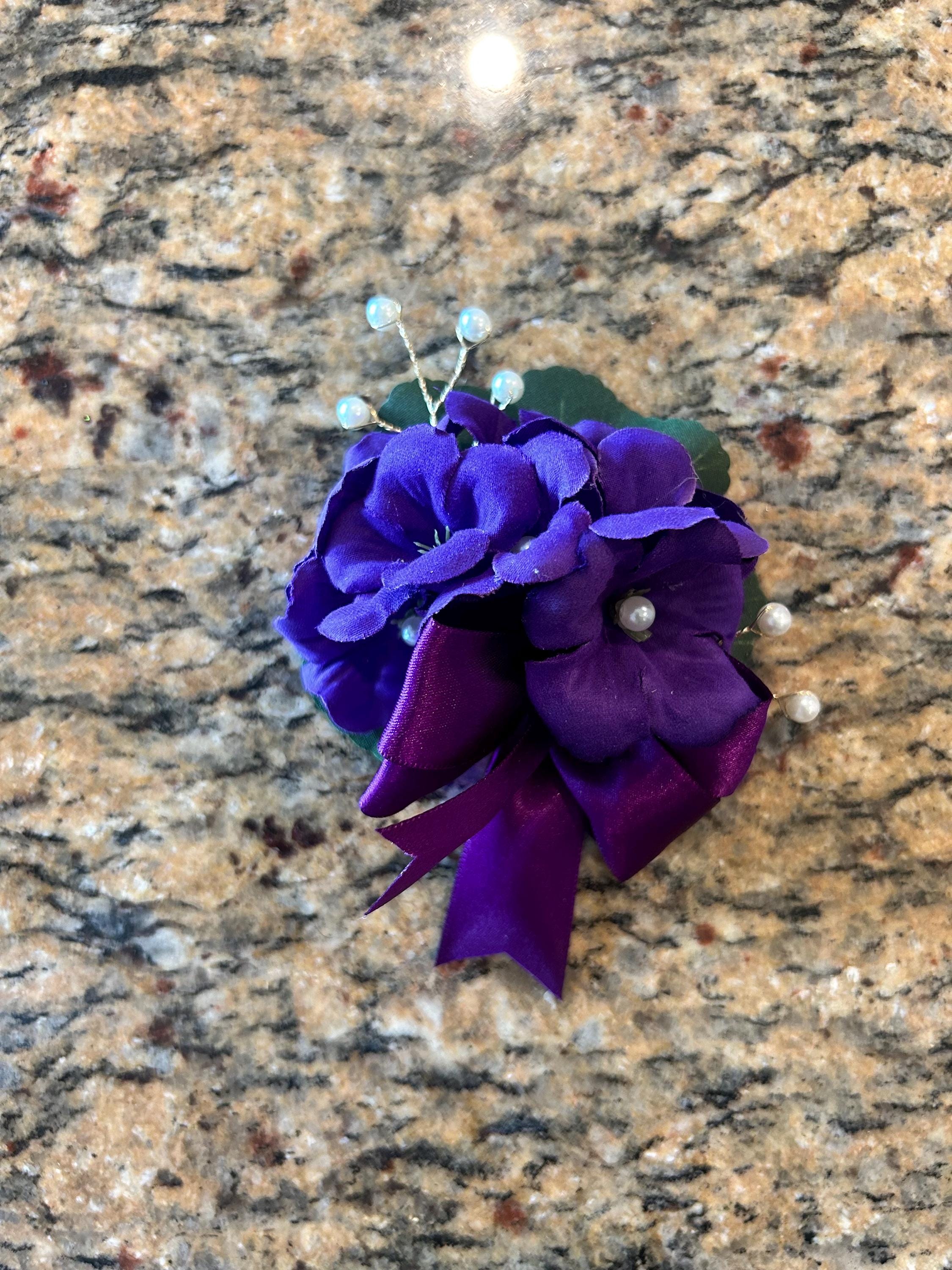 Small African Violet Pin, DST African Violet Pin, Delta Pin, Violet Pin