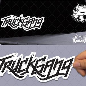Truck Gang Truck Sticker Sticker, Off Road Sticker, Waterdichte Vinyl Sticker, Truck Sticker voor Mannen, Truck Bed Sticker, Truck Sticker voor Vrouwen