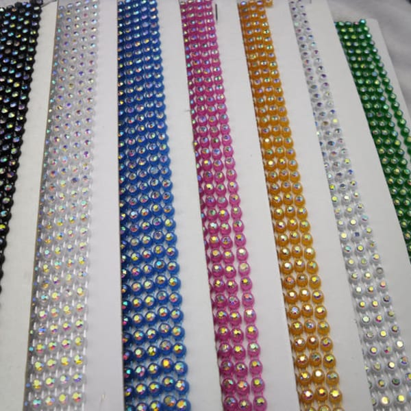 ss8-AB Rhinestone Banding