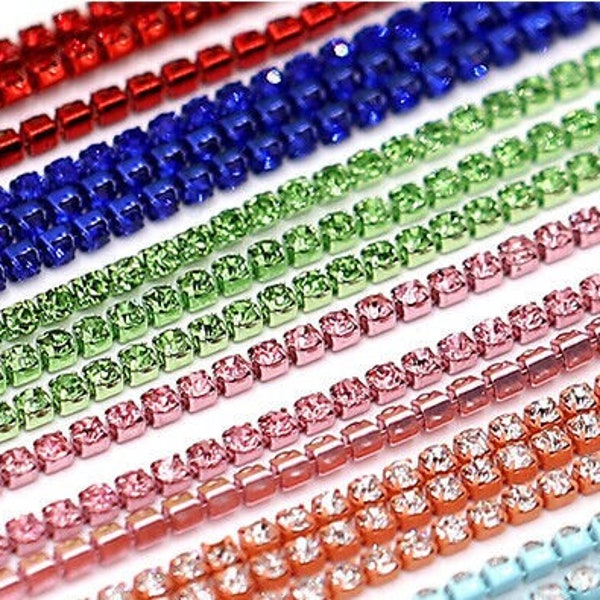 ss-6 Metal Rhinestone Banding