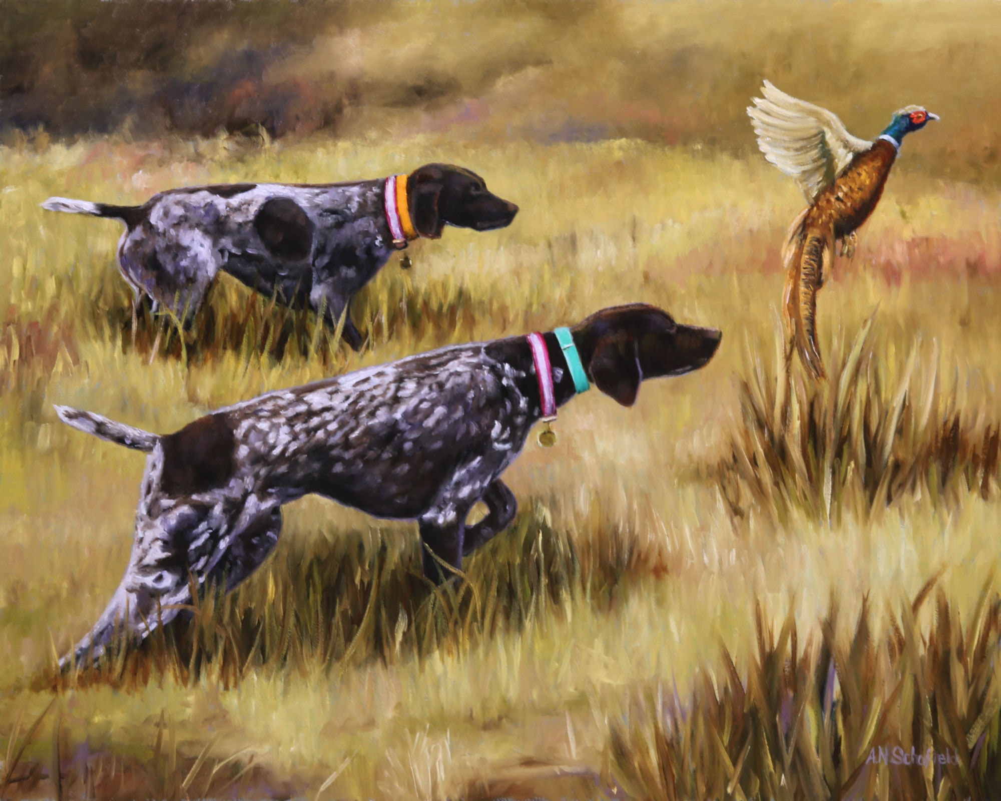 Bird Dog Painting