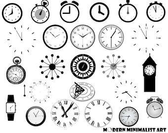 rustic forest clipart black