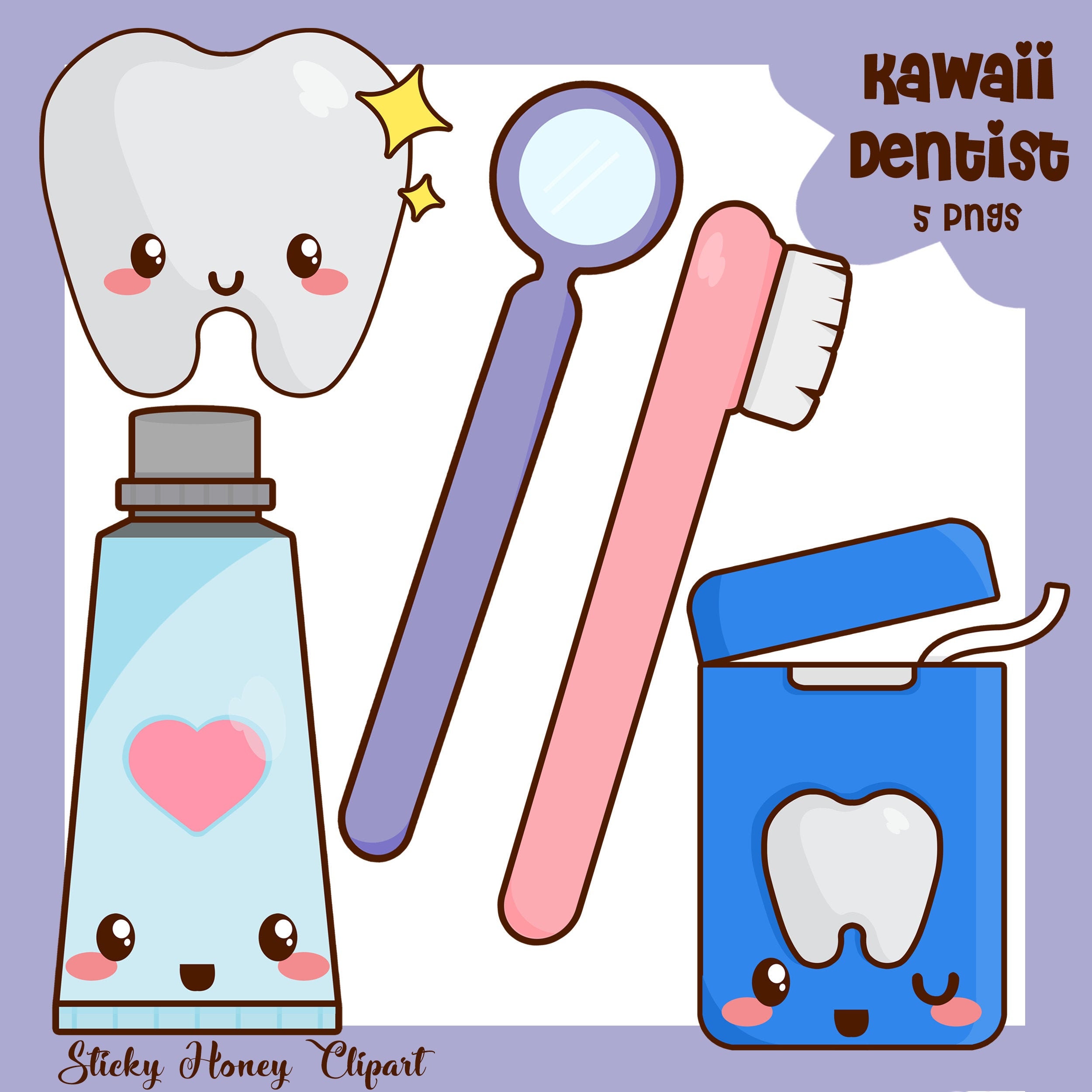 Buy Dentist Clipart Kawaii Dentist Clipart Cute Dentist Clipart Dentist