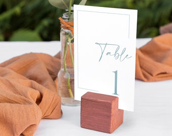 Modern table numbers, Wedding table numbers, Table signs, Printed table numbers