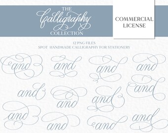 Clip-art de caligrafia para artigos de papelaria de casamento, caligrafia clássica, caligrafia para convites de casamento, parte cli de casamento para uso comercial