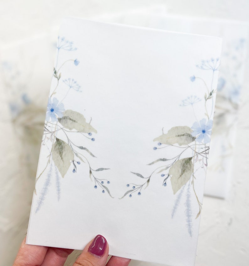 Vellum Jacket for Invitations Vellum Wrap Vellum Wedding Etsy