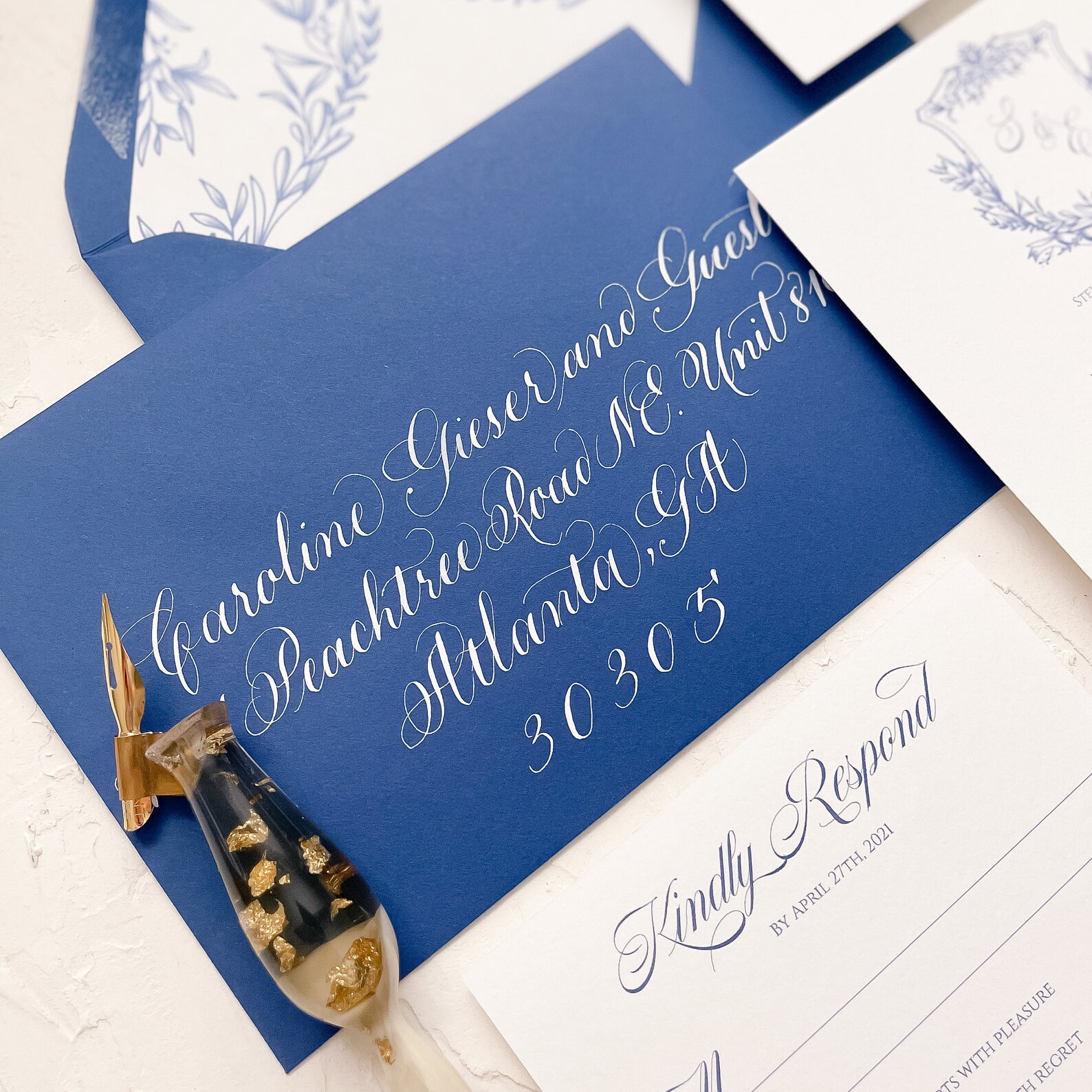 Calligraphy Wedding Envelopes / Envelopes Addressing / Wedding Etsy