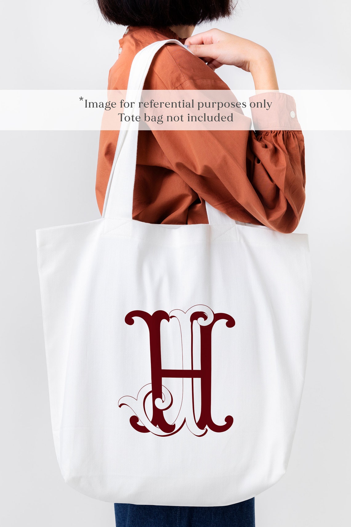 Custom Monogram Digital Download, Interlocking Monogram, Wedding ...
