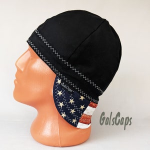 Patriotic Welding Welders Cap  Hats Bikers Caps  Hat Cotton Decorative Stitching Weld Cap Made in USA Ready to Ship