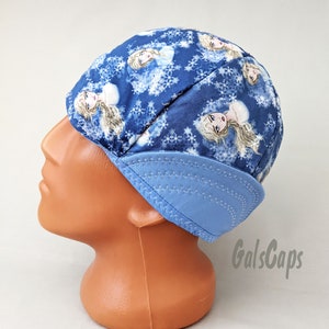 Welders Hats Frozen Print Bikers Caps Welding Cap Hat Cotton Weld Cap Made in USA Ready to Ship