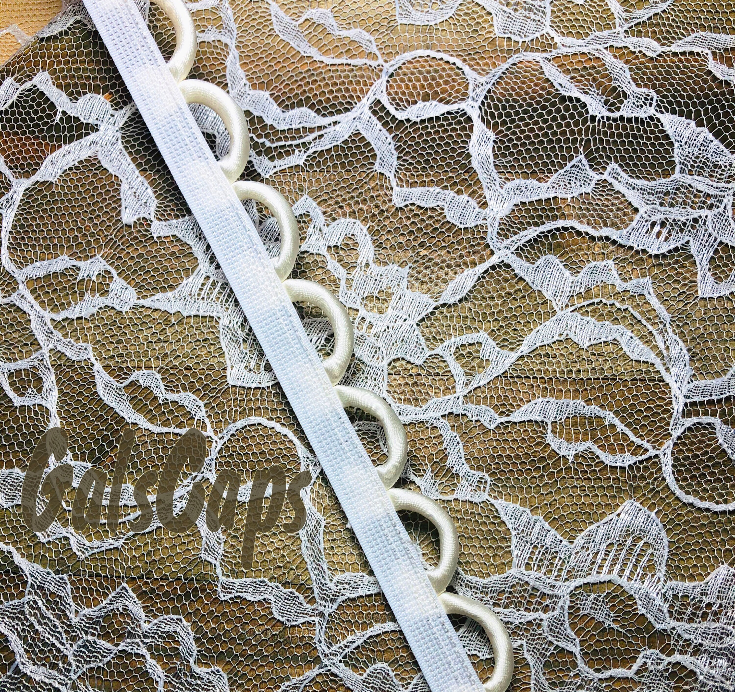 Ivory Corset Loops Lacing Looping Trim For Gown Corset Back Lace-Up Z…