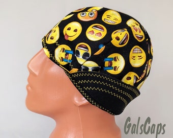 Welders Hats Emoji Print Bikers Caps Welding Cap Hat Cotton Weld Cap Made in USA
