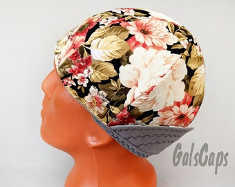 Floral Welders Hats Bikers Caps Welding Cap Hat Cotton Weld Cap Made in USA Ready to Ship