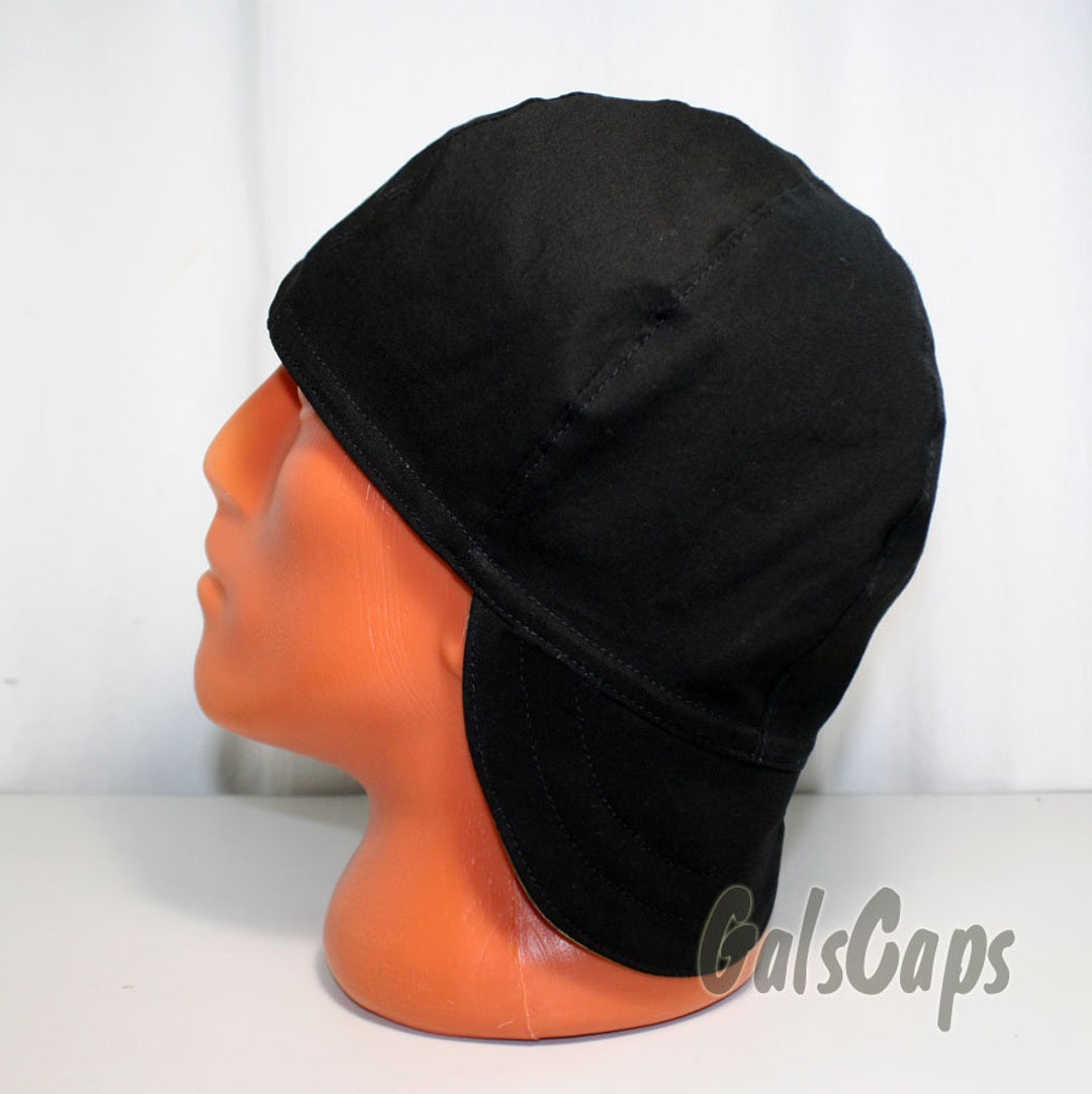 Blackout Reversible Welding Caps Black/black Welders Pipefitters Bikers Cap Welding Hat for Work