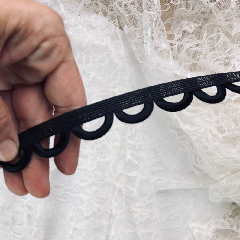 Black Corset Loops Lacing Looping Trim For Gown Corset Back Etsy