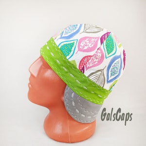 Colorful Leaves Welders Welding Cap  Hats Bikers Caps  Hat Cotton Decorative Stitching Weld Cap Made in USA Ready to Ship
