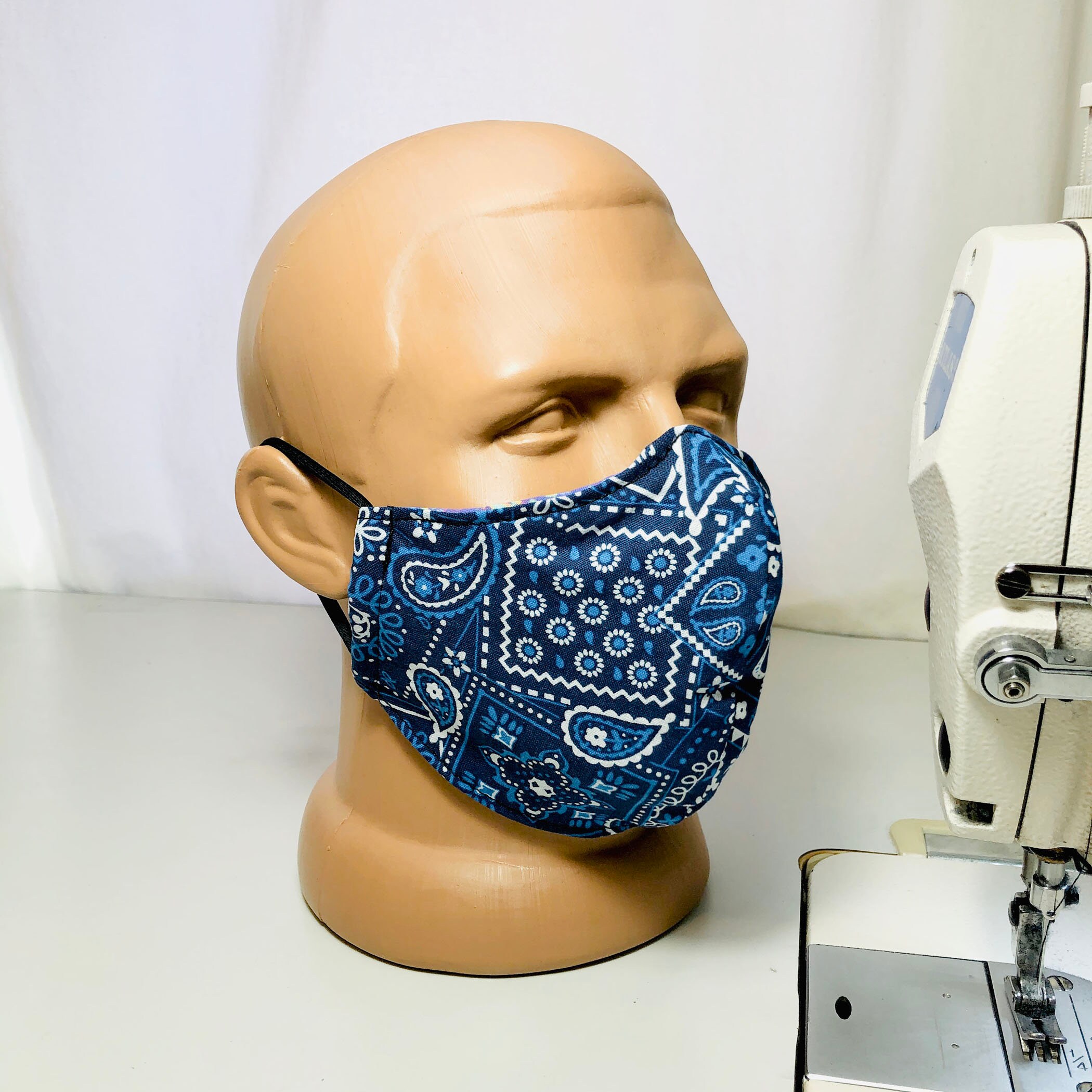 Face Masks With Nose Wire Washable Reusable Triple Layer Face Etsy