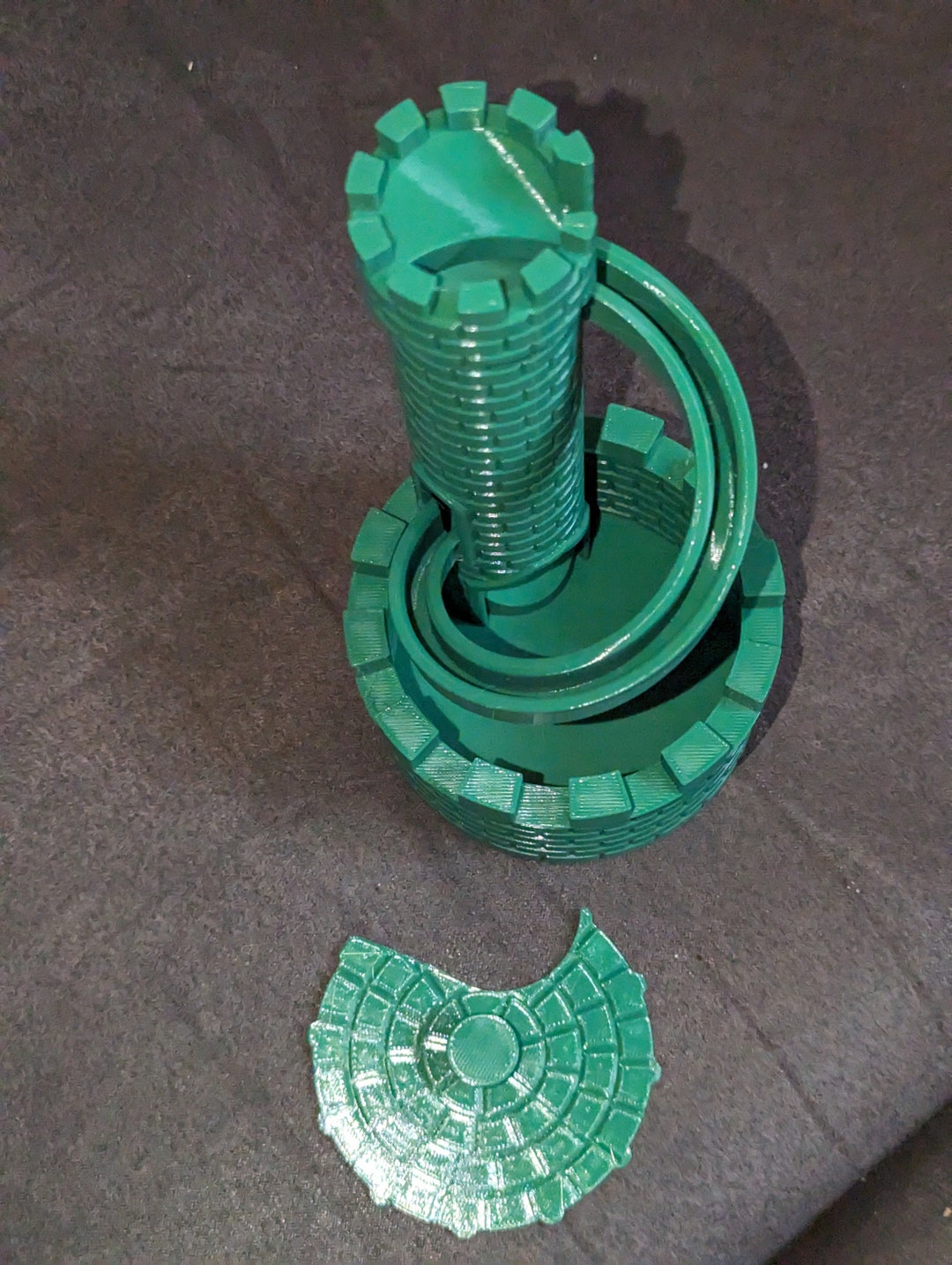 Castle Coin Tower Bank - Solid Color - Etsy