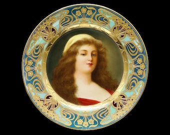 飾り皿　絵皿　オーストリア！　モーツァルト　置物 オーストリア・ウィーンのお土産プレート：モーツァルト、ランドマーク