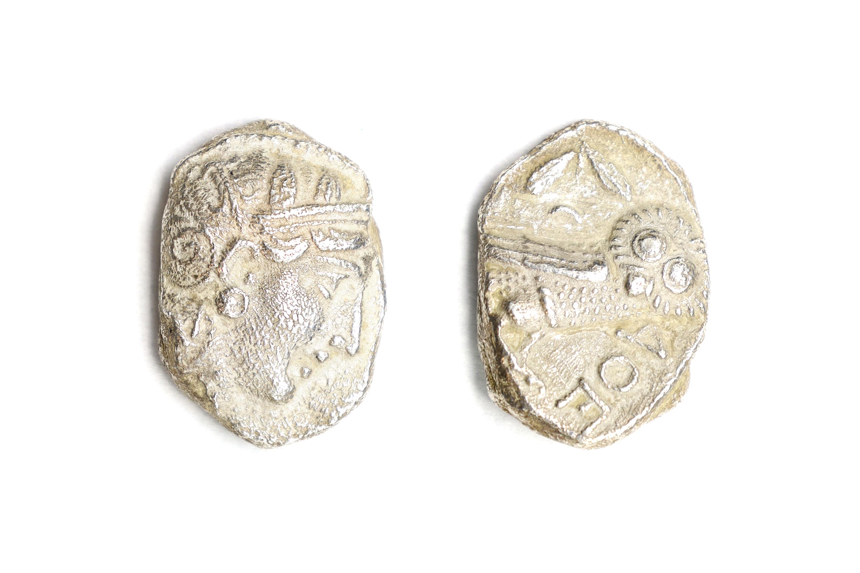 古代ギリシャ、アッティカ地方アテネのテトラドラクマ銀貨、紀元前393